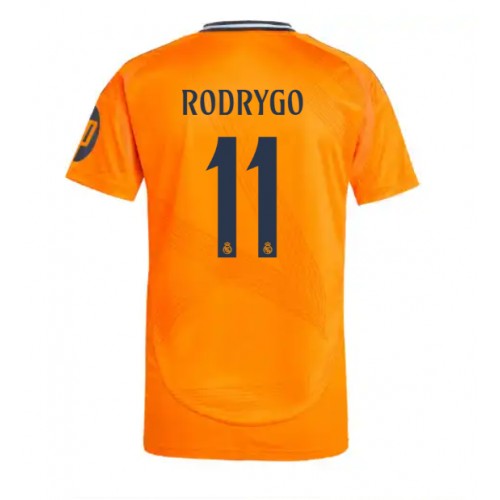 Pánský Fotbalový dres Real Madrid Rodrygo Goes #11 2024-25 Venkovní Krátký Rukáv